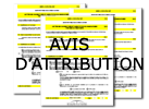 avis attribution appel offre